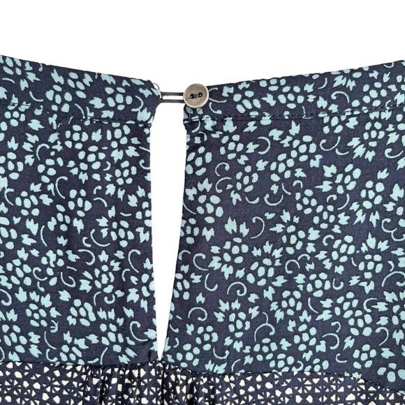 Anthropologie Holding Horses‎ Paix Tunic Prairie Floral Print Mini Dress Blue, 2 - Picture 12 of 13